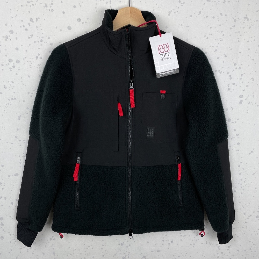 Topo Designs Black zip fleece Women's Jacket